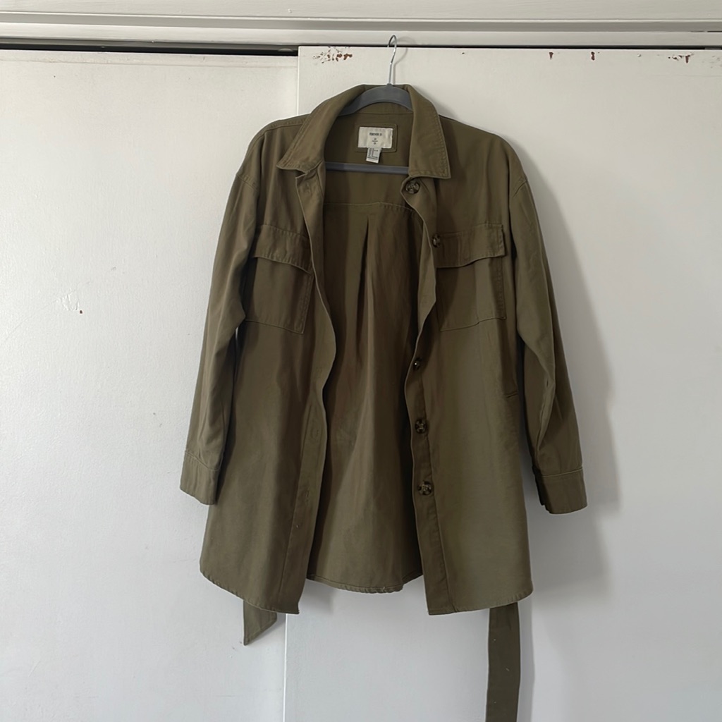 Forever 21 Solid Utility Jacket